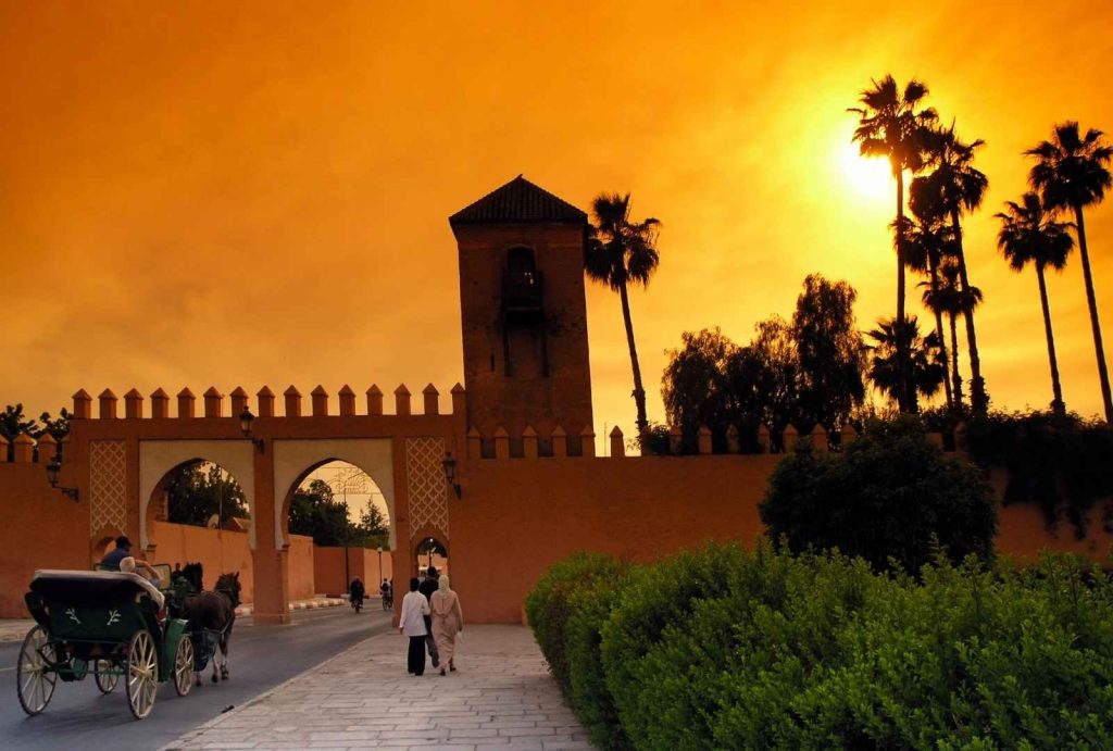 marrakech sunset